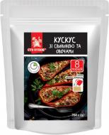 Кускус Сто пудів зі свининою та овочами 8 порцій 704 г 704 г (4820235612801)