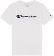Футболка Champion Big Script Logo Icon 116578-WW036/WAY р.M белый
