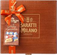 Конфеты Baratti & Milano шоколадные ассорти пралине в деревянной коробке 280 г (S6239)