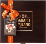 Конфеты Baratti & Milano шоколадные ассорти темное пралине в деревянной коробке 280 г (S6240)