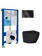 Комплект Helmken 1903BT8808 5 в 1: унитаз с сиденьем Slim Duroplast/Soft-close Комплект Helmken 1903BT8808 5 в 1: унитаз с сиденьем Slim Duroplast/Soft-close