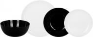 Сервіз столовий Luminarc Diwali Black & White 19 предметів P4360