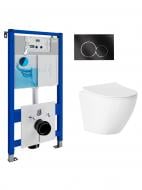 Комплект Helmken 2673242KB6 5 в 1: унитаз с сиденьем Slim Duroplast/Soft-close Комплект Helmken 2673242KB6 5 в 1: унитаз с сиденьем Slim Duroplast/Soft-close