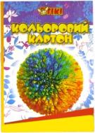 Картон цветной А4 цветной 12листов Тікі