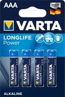 Батарейка Varta Longlife Power AAA (мизинчиковые) 4 шт. (4903121414)