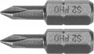 Біта YATO Phillips PH0x25 мм HEX 1/4" AISI S2 2 шт. YT-77870