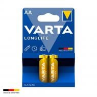 Батарейка Varta Longlife AA (пальчикові) 2 шт. (4106101412)