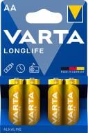 Батарейка Varta Longlife AA (R6, 316) 4 шт. (4106101414)