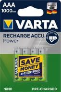 Акумулятор Varta Rechargeable 1000 mAh AAA (R03, 286) 4 шт. (5703301404)