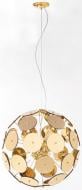 Люстра подвесная Spazio Luce What/S60 Gold Mirror 8x40 Вт G9 золото