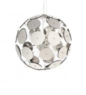 Люстра подвесная Spazio Luce What/S60 Mirror 8x40 Вт G9 хром