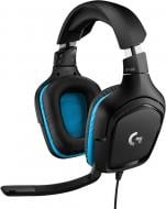 Наушники Logitech G432 black/blue (981-000770)