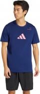Футболка Adidas M PADEL CAT G T DKBLUE KB9446 р.2XL синий