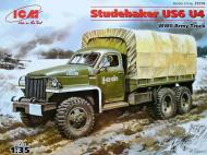 Сборная модель ICM армейский грузовой автомобиль второй мировой войны Studebaker US6 U4 (4823044401376) 1:35