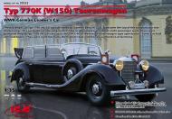 Сборная модель ICM автомобиль немецкого руководства времен второй мировой войны Typ 770K (W150) Tourenwagen (4823044402755) 1:35