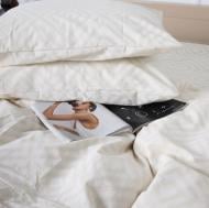 Наволочка бязь 17-0623 Geometry Creamy 70x70 см кремовий MirSon