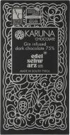 Шоколад Karuna chocolate темный с джином Edelschwarz 75% 60г Шоколад Karuna chocolate темный с джином Edelschwarz 75% 60г