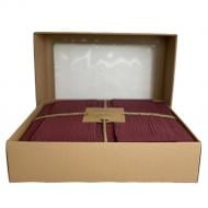 Комплект постельного белья Muslin Burgundy евро (2251736450012) бордовый SoundSleep