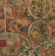 Блокнот Крафтовая абстракция (1NB861) 13,4 х 13,1 см. в клетку 80 листов Аркуш