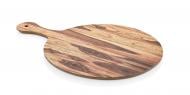 Доска сервировочная Külsan круглая с ручкой Wood Effect d-35 см