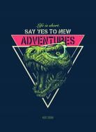 Блокнот Динозавр (1NB865) 14,5 х 19,7 см. в точку 80 листов Аркуш