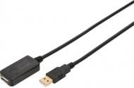 Кабель Digitus активный USB 2,0 5 м черный (DA-70130-4)