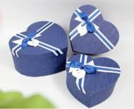 Коробка подарочная UFO Сердце 5039-011 23х26х13 см Dark Blue
