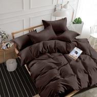 Комплект постельного белья Stripe Chocolate сатин-страйп семейный 160х220 см (94247992) шоколадный SoundSleep