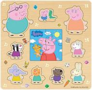 Пазл деревянный Peppa Pig Друзья Пеппы 2 в 1 24454 Пазл деревянный Peppa Pig Друзья Пеппы 2 в 1 24454