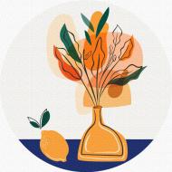 Картина по номерам Элементы цветов (размер L) RC0006L 40x40 см Brushme Картина по номерам Элементы цветов (размер L) RC0006L 40x40 см Brushme