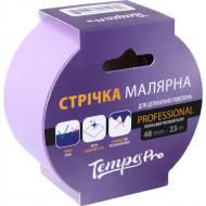 Лента малярная Tempo PRO для деликатных поверхностей 48 мм x 23 м 1-1