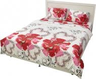 Комплект постельного белья Rigel, двуспальный Евро, День Валентина разноцветный Arya