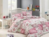 Комплект постельного белья полуторный, Евро, Roses разноцветный Arya