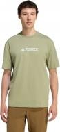 Футболка Adidas TX LOGO TEE TENGRN JZ1168 р.M зеленый