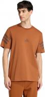 Футболка Adidas M FI 3S REG T DUBR KD5222 р.M коричневый