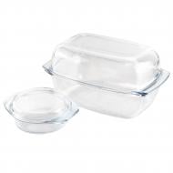 Каструля скляна Termisil 5,5 л в комплекті кастрюля 1,0 л