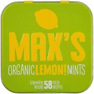 Драже Max's Organic Mints со вкусом лимона органическое 35г