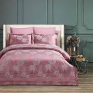 Комплект постельного белья двуспальный, Евро, Denzel розовый Arya