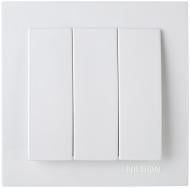 Выключатель трехклавишный Nilson Touran без подсветки белый 24111066