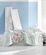 Комплект постельного белья полуторный, Евро, Perlita розовый Arya