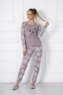 Пижама женская Roksana Koala 1037/16702 р. L фиолетовый