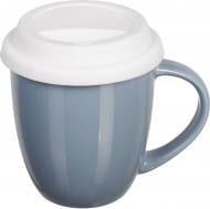 Чашка с крышкой Snug Gray 370 мл Fiora