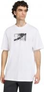 Футболка Adidas GFX T WHITE KS7615 р.S белый