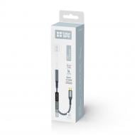 Адаптер для наушников ColorWay 0,14 м grey (CW-AD-CJ)
