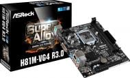 Материнська плата ASRock H81M-VG4 R3.0 (Socket 1150, Intel H81, mirco ATX)