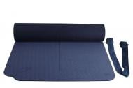 Килимок для фітнесу Energetics PVC Free Yoga Mat 1.0 1720х610х6 мм синій