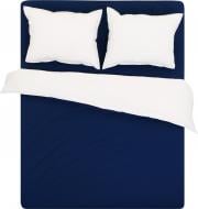 Комплект постельного белья 2.0 Doble Dark Blue Milk синий с белым SoundSleep Комплект постельного белья 2.0 Doble Dark Blue Milk синий с белым SoundSleep