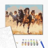 Картина по номерам Лошади BS8945 40x50 см Brushme Картина по номерам Лошади BS8945 40x50 см Brushme