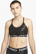 Бра Nike Np Df Indy Strpy Sparkle Bbra Black DQ5458-010 р.XS черный