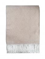 Плед Валенсия 200x220 см бежево-белый Vladi